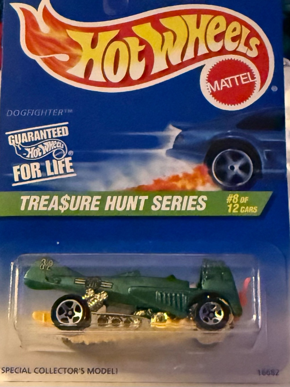 1997 Hot Wheels Treasure Hunt Dogfighter,  #8 in a Series of 12